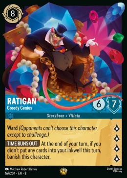 Disney Lorcana - Reign of Jafar - Ratigan - Greedy Genius