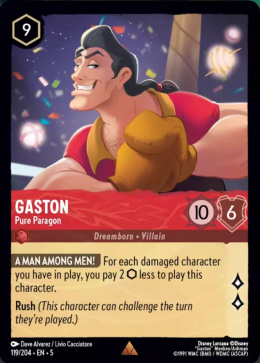 Disney Lorcana - Shimmering Skies - Gaston - Pure Paragon