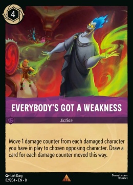 Disney Lorcana - Reign of Jafar - FOIL Everybody's Got a Weakness