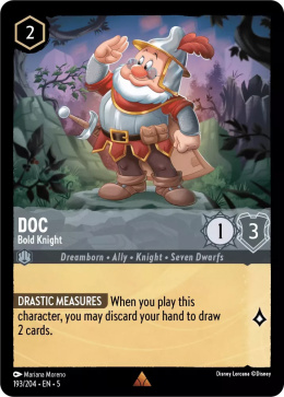 Disney Lorcana - Shimmering Skies - Doc - Bold Knight