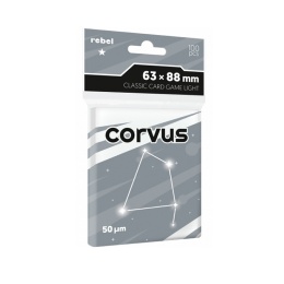 Koszulki na karty Rebel (63x88 mm) Corvus Light, 100 sztuk