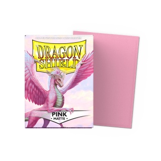 Koszulki na karty Dragon Shield: Pink Matte Sleeves - Standard Size 100 szt