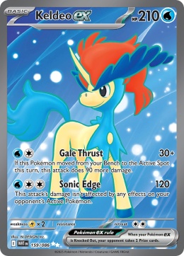 Pokémon TCG: Keldeo ex # 159 Pokemon White Flare
