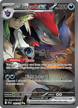 Pokémon TCG: N's Zoroark EX #185 Pokemon Journey Together