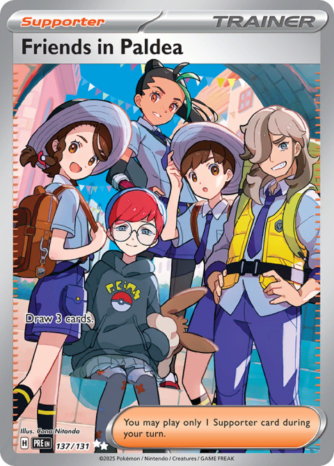 Pokémon TCG: Friends in Paldea #137 Pokemon Prismatic Evolutions Pokémon TCG: Friends in Paldea #137 Pokemon Prismatic Evolutions
