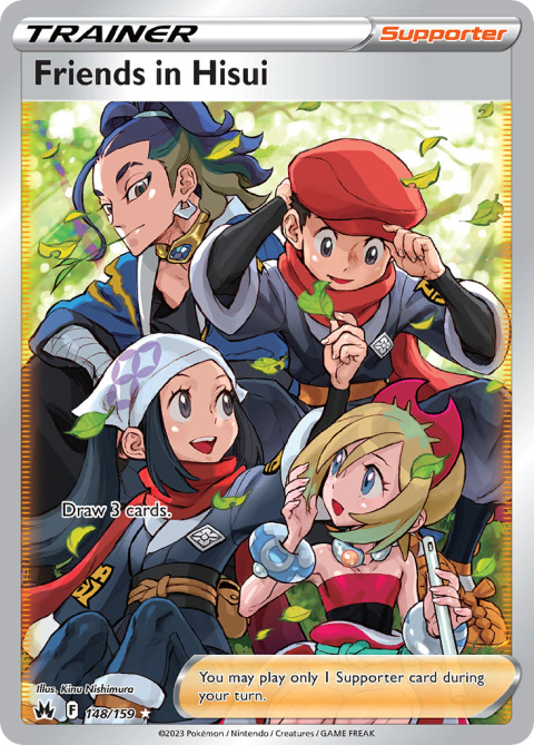 Pokémon TCG : Friends in Hisui #148 Pokemon Crown Zenith Pokémon TCG : Friends in Hisui #148 Pokemon Crown Zenith