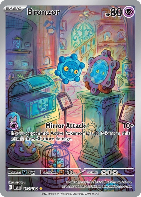 Pokémon TCG : Bronzor #170 Pokemon Temporal Forces Pokémon TCG : Bronzor #170 Pokemon Temporal Forces