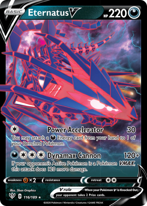 Pokémon TCG: Eternatus V #116 Pokemon Darkness Ablaze Pokémon TCG: Eternatus V #116 Pokemon Darkness Ablaze
