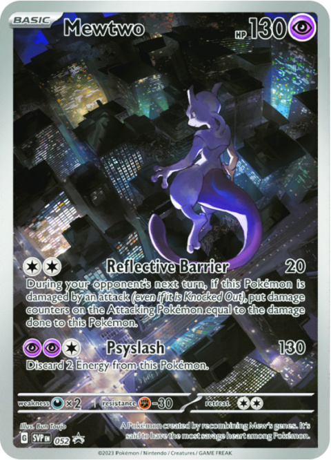 Pokémon TCG: Mewtwo #svp 052 Pokemon SV Black Star Promos