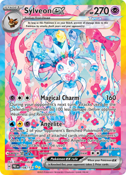 Pokémon TCG: Sylveon EX #156 Pokemon Prismatic Evolutions