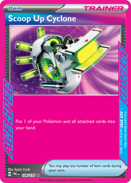 Pokémon TCG: Scoop Up Cyclone #128 Pokemon Prismatic Evolutions