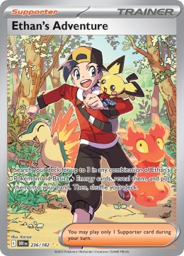 Pokémon TCG:Ethan's Adventure #236 Pokemon Destined Rivals