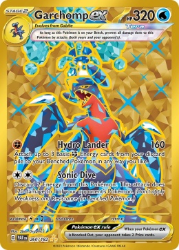 Pokémon TCG : Garchomp ex #260 Pokemon Paradox RIift