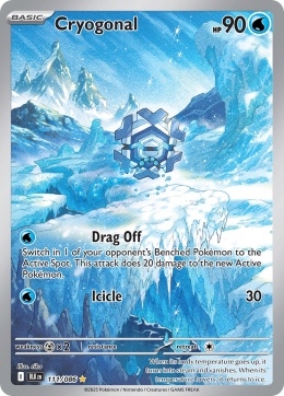 Pokémon TCG: Cryogonal # 111 Pokemon Black Bolt