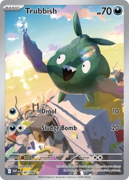 Pokémon TCG: Trubbish # 140 Pokemon White Flare