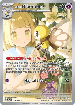 Pokémon TCG: Lillie's Ribombee #164 Pokemon Journey Together