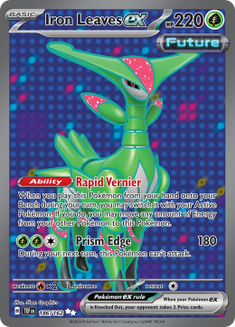 Pokémon TCG : Iron Leaves ex #186 Pokemon Temporal Forces