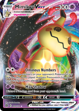 Pokémon TCG: Mimikyu VMAX #069 Pokemon Brilliant Stars