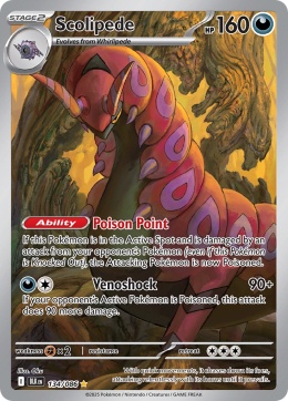 Pokémon TCG :Scolipede # 134 Pokemon Black Bolt