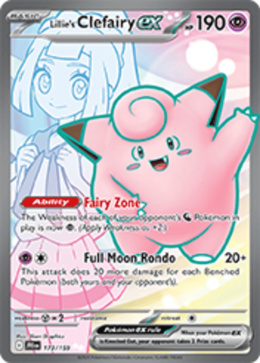 Pokémon TCG: Lillie's Clefairy #173 Pokemon Journey Together