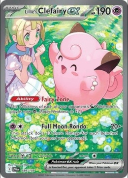 Pokémon TCG: Lillie's Clefairy ex #184 Pokemon Journey Together