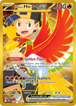 Pokémon TCG:Ethan's Ho-Oh ex #239 Pokemon Destined Rivals