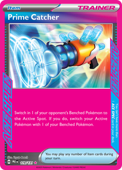 Pokémon TCG: Prime Catcher#119 Pokemon Prismatic Evolutions