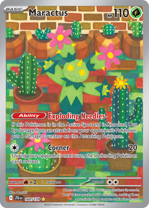 Pokémon TCG: Maractus #160 Pokemon Journey Together