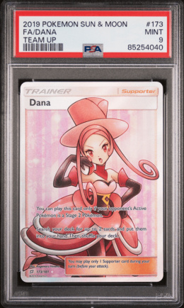 Pokémon TCG - Dana #173 - Pokemon Team Up PSA 9