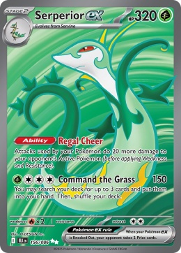 Pokémon TCG: Serperior EX # 156 Pokemon Black Bolt