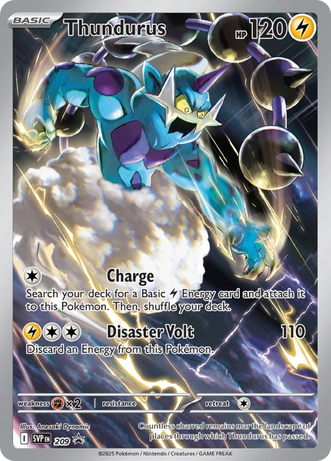 Pokémon TCG: Thundurus #svp 209 Pokemon SV Black Star Promos