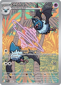 Pokémon TCG: Swoobat # 120 Pokemon White Flare