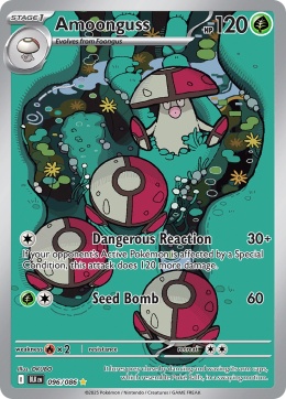 Pokémon TCG :Amoonguss # 096 Pokemon Black Bolt