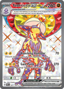 Pokémon TCG : Toxtricity ex #227 Pokemon Paradox RIift