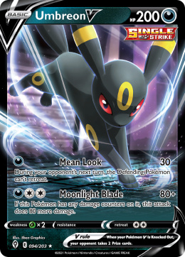 Pokémon TCG: Umbreon V #094 Pokemon Evolving Skies