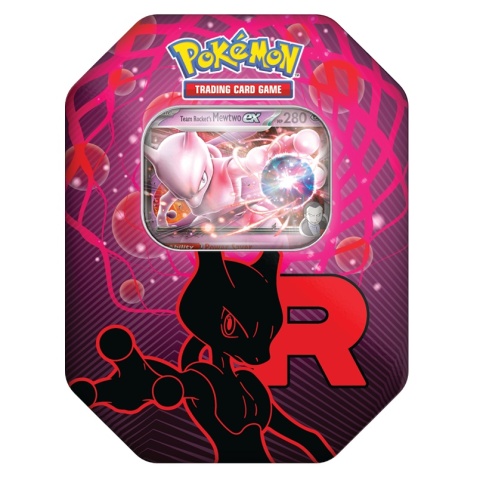 Pokémon TCG: Team Rocket Tin - Mewtwo ex