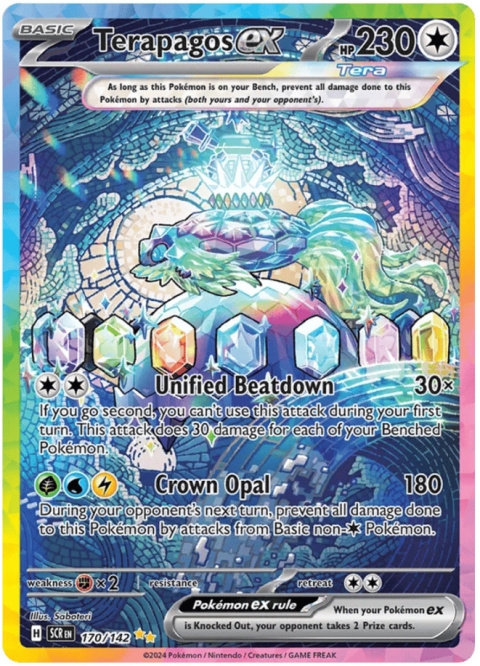 Pokémon TCG: Terapagos ex #170 Pokemon Stellar Crown Pokémon TCG: Terapagos ex #170 Pokemon Stellar Crown