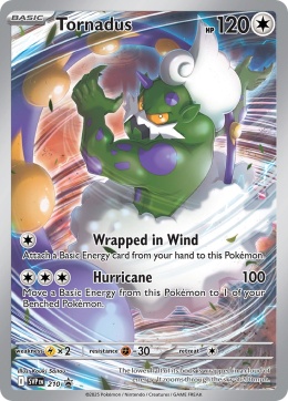 Pokémon TCG: Tornadus #svp 210 Pokemon SV Black Star Promos