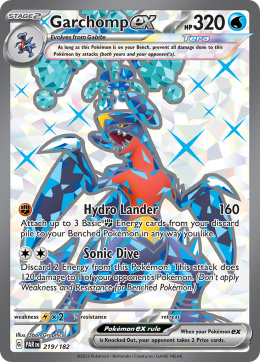 Pokémon TCG : Garchomp ex #219 Pokemon Paradox RIift