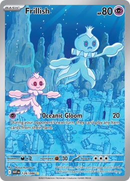 Pokémon TCG: Frillish # 126 Pokemon White Flare