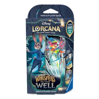 Disney Lorcana: Whispers in the Well Starter Deck (Sapphire & Steel) (Preorder 14.11.25)