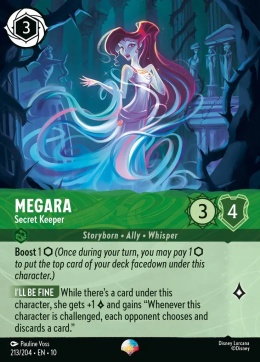 Disney Lorcana - Whispers in the Well -Megara - Secret Keeper