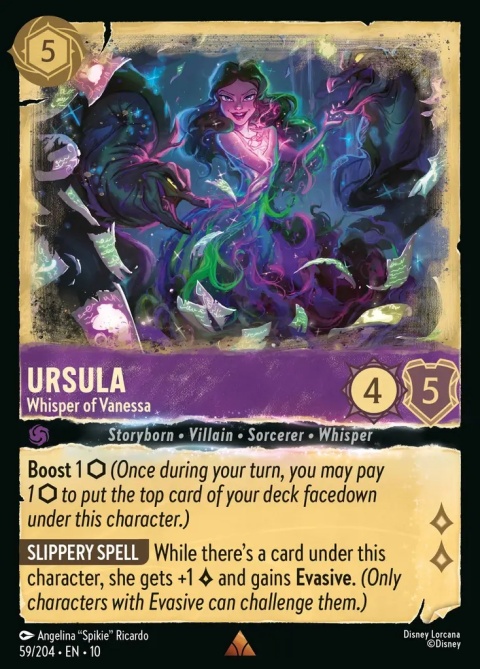 Disney Lorcana - Whispers in the Well - FOIL Ursula - Whisper of Vanessa