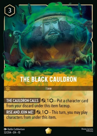 Disney Lorcana - Whispers in the Well - The Black Cauldron