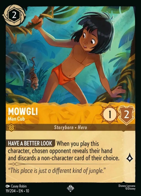 Disney Lorcana - Whispers in the Well - Mowgli - Man Cub