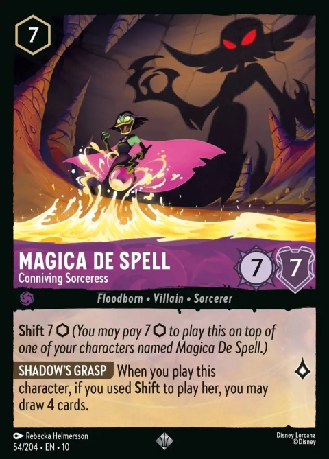 Disney Lorcana - Whispers in the Well - Magica De Spell - Conniving Sorceress