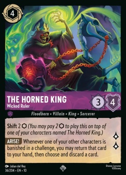 Disney Lorcana - Whispers in the Well - The Horned King - Wicked Ruler