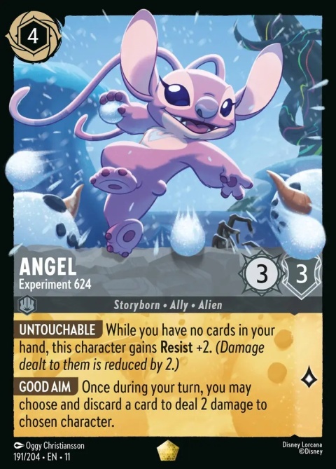 Disney Lorcana - WinterSpell - Angel - Experiment 624