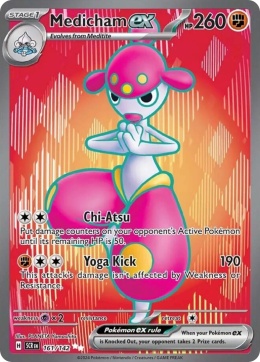 Pokémon TCG: Medicham ex #161 Pokemon Stellar Crown
