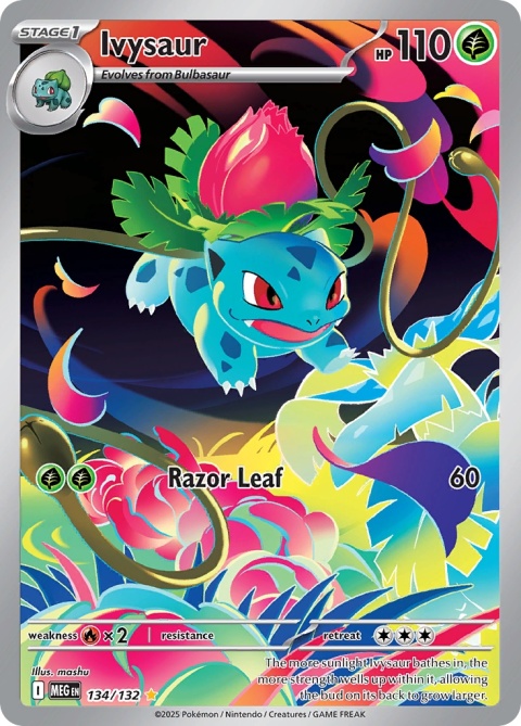 Pokémon TCG:Ivysaur #134 Pokemon Mega Evolution